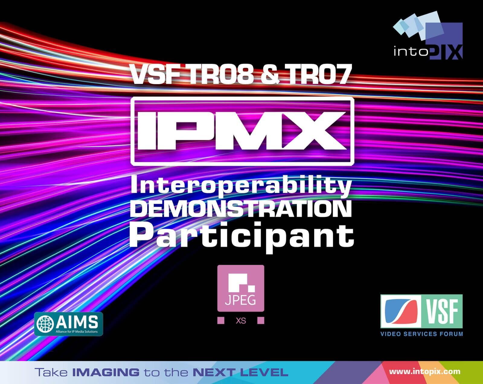 intoPIX participe aux grandes démonstrations d'interopérabilité du VSF sur VidTrans 2022